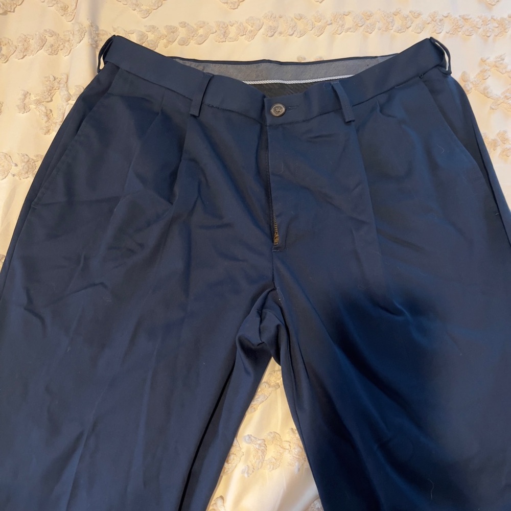 Haggar Men's Navy Pants